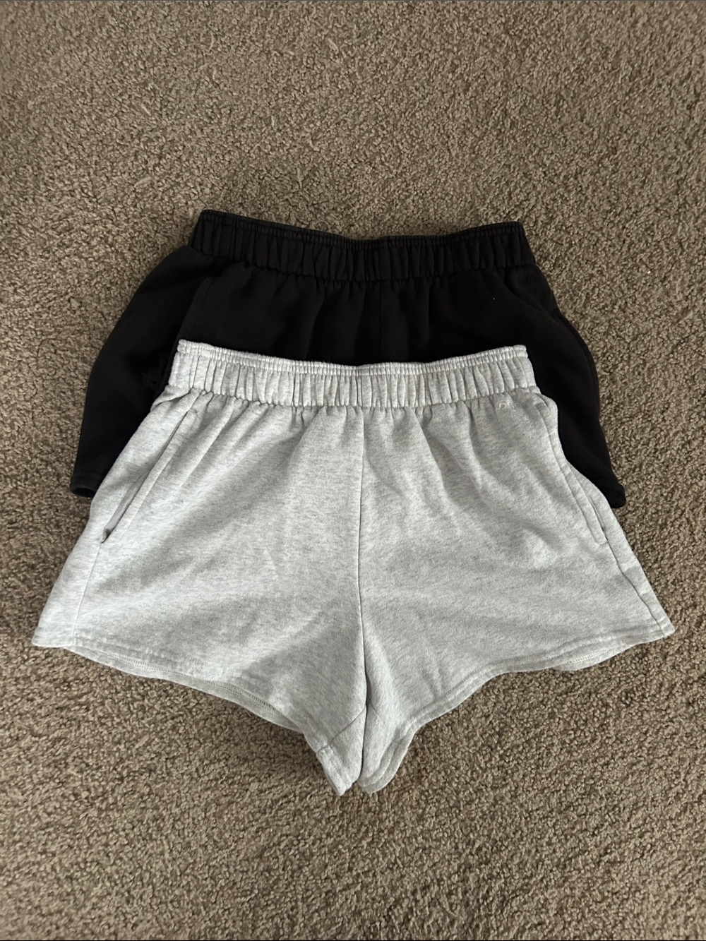 DSG Two-Pack Athletic Shorts in Black & Light Gray